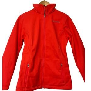 Columbia Women's Red Full-Zip Fleece Jacket